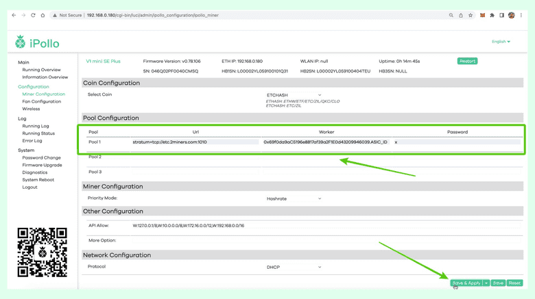 Enter configuration data. Enter configuration data.