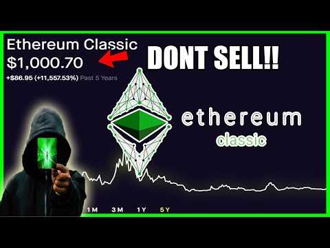 ETHEREUM CLASSIC CAN NOW HIT $1000! | DON'T SELL HERES WHY!