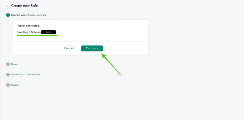 Connected to ETC Connected to ETC