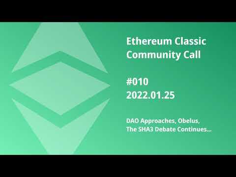 ETCCC010: DAO Approaches, Obelus, The SHA3 Debate Continues...