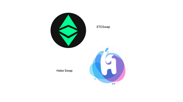 ETCSwap and Hebe Swap use ERC-20 tokens.
