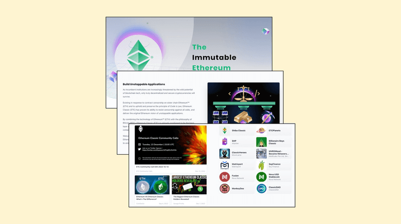 Community website. Community website.